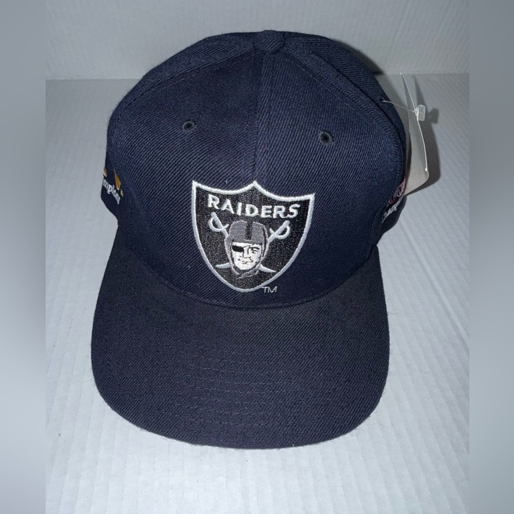 Vintage Oakland Raiders Drew Pearson Hat Superbowl Patch Adjustable Cap With Tag